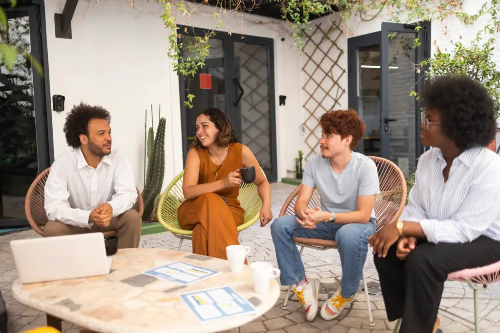 Comunidad coworking Diputacio 409 patio interior